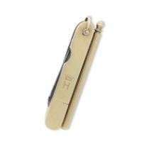 A 9ct gold Cartier penknife compendium