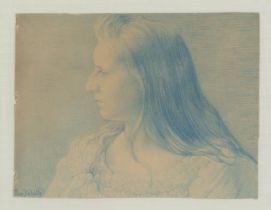 JEAN DELVILLE (1867-1953) Portrait de Mademoiselle Solvay