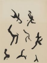 HENRI MICHAUX (1899-1984) 'Mouvements', n&#176;79