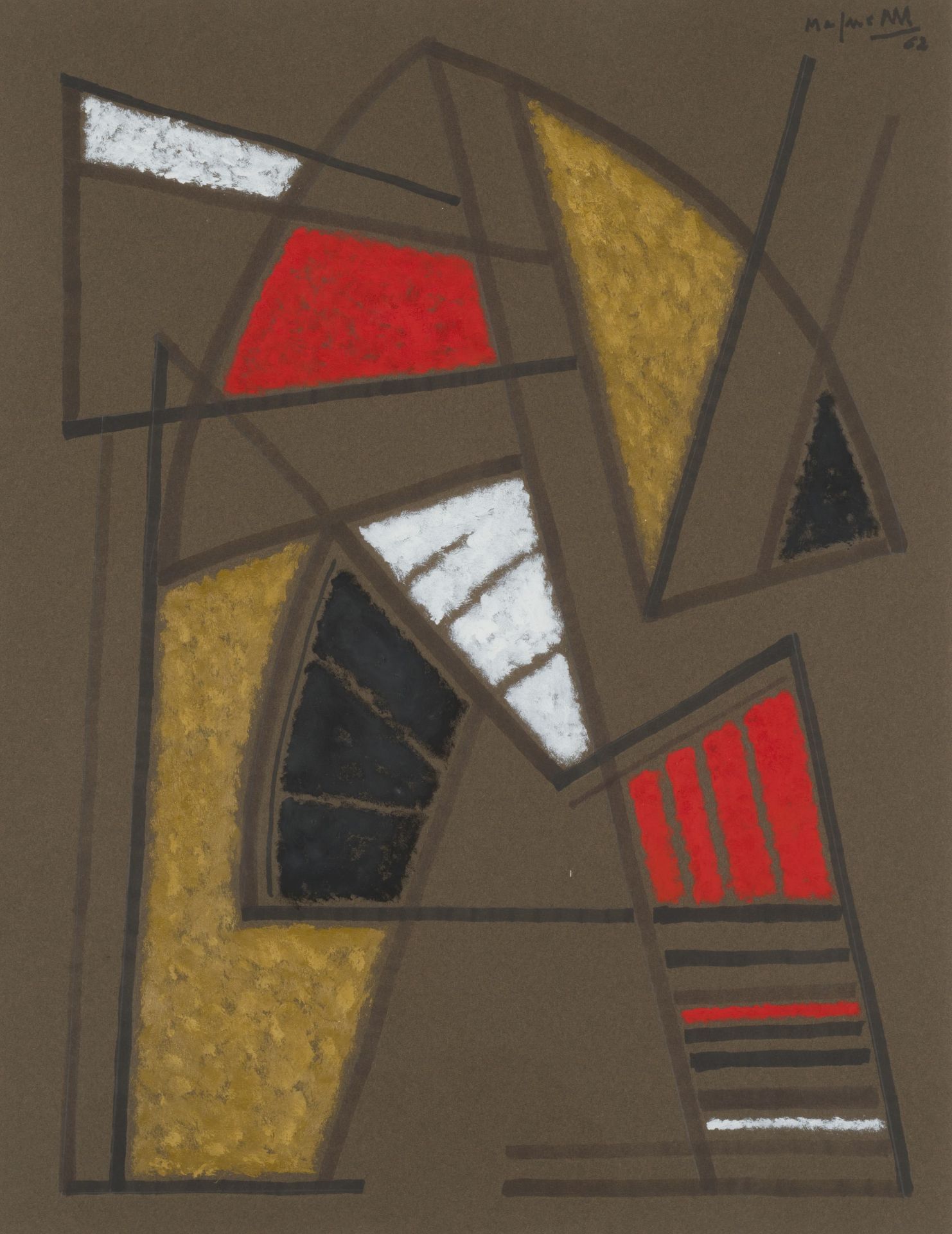 ALBERTO MAGNELLI (1888-1971) Composition abstraite