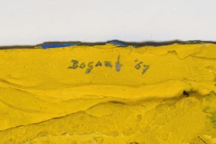 BRAM BOGART (1921-2012) Blauwdoorgeel