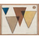 MARCEL-LOUIS BAUGNIET (1896-1995) Les trois triangles bruns