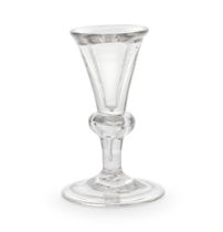 A deceptive baluster wine or toastmaster's glass, circa 1725-30