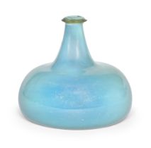 A rare opalescent 'Onion' wine bottle, circa 1710