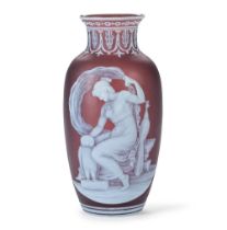 Juno: an important Thomas Webb and Sons cameo glass vase by George Woodall, circa 1895-1900