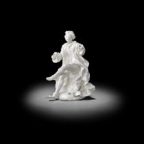 A Derby 'Dry Edge' figure of 'Sight', circa 1752-55