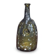 A very rare Alloa sealed 'Cylinder' wine bottle of Scottish interest, dated 1821