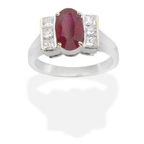 RUBY AND DIAMOND RING