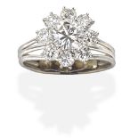 DIAMOND CLUSTER RING