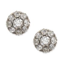 DIAMOND CLUSTER EARRINGS