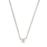 CARTIER: DIAMOND PENDANT/NECKLACE