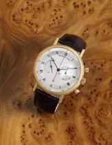 Breguet. A fine 18K rose gold manual wind chronograph wristwatch Classique, Ref: 5287BR, Purcha...