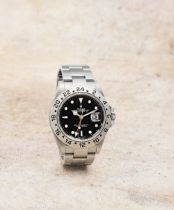 Rolex. A rare Limited Edition stainless steel automatic calendar bracelet watch with dual time z...
