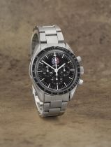 Omega. A rare and desirable stainless steel manual wind chronograph bracelet watch made for the ...