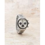 Rolex. A fine and rare stainless steel manual wind chronograph bracelet watch Cosmograph Dayton...