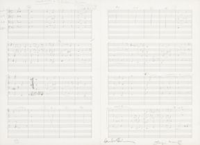 The Beatles/Paul McCartney: A Limited Edition Lithograph of the Music Score for Yesterday, 1965,