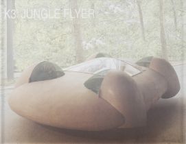 PANAMARENKO (1914-2019) K2 Jungle Flyer, 1998 Offset sous plexiglass. Sign&#233; et num&#233;ro...