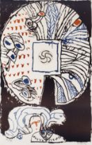 PIERRE ALECHINSKY (born 1927) Fen&#234;tres, 1977 Lithographie couleurs et eau-forte issue du P...