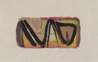 BRAM VAN VELDE (1895-1981) Mason Putman 234, 1976 Lithographie en couleurs sur papier japon. Si...