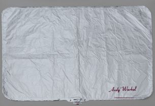 ANDY WARHOL (1928-1987) Silver Cloud, circa 1966 Oreiller gonflable en mylar issu de l'installa...