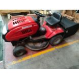 Lawn flite sit on petrol tractor lawn mower