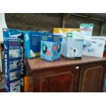 Selection of as new miscellaneous boxed items to include kettle, garden hose , garden sprayer etc