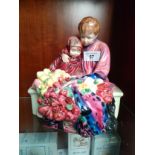 Large Royal Doulton figure flowers sellers children hn1342