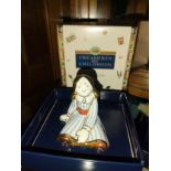 Royal crown Derby doll paperweight with Box