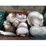 2 boxes of Victorian tea ware includes Broomfield and gater