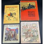 Four various children's books: The Pied Piper of Hamelin- copyright 1944- produced by Adprint