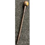 Antique African Knobkerrie war club. [61cm in length]