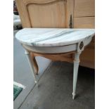 Ornate marble top table