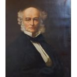 19th Century oil on canvas of Robert Russell (1806-1875) [86x73cm]