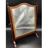 Antique table top swivel mirror. [48x37cm]