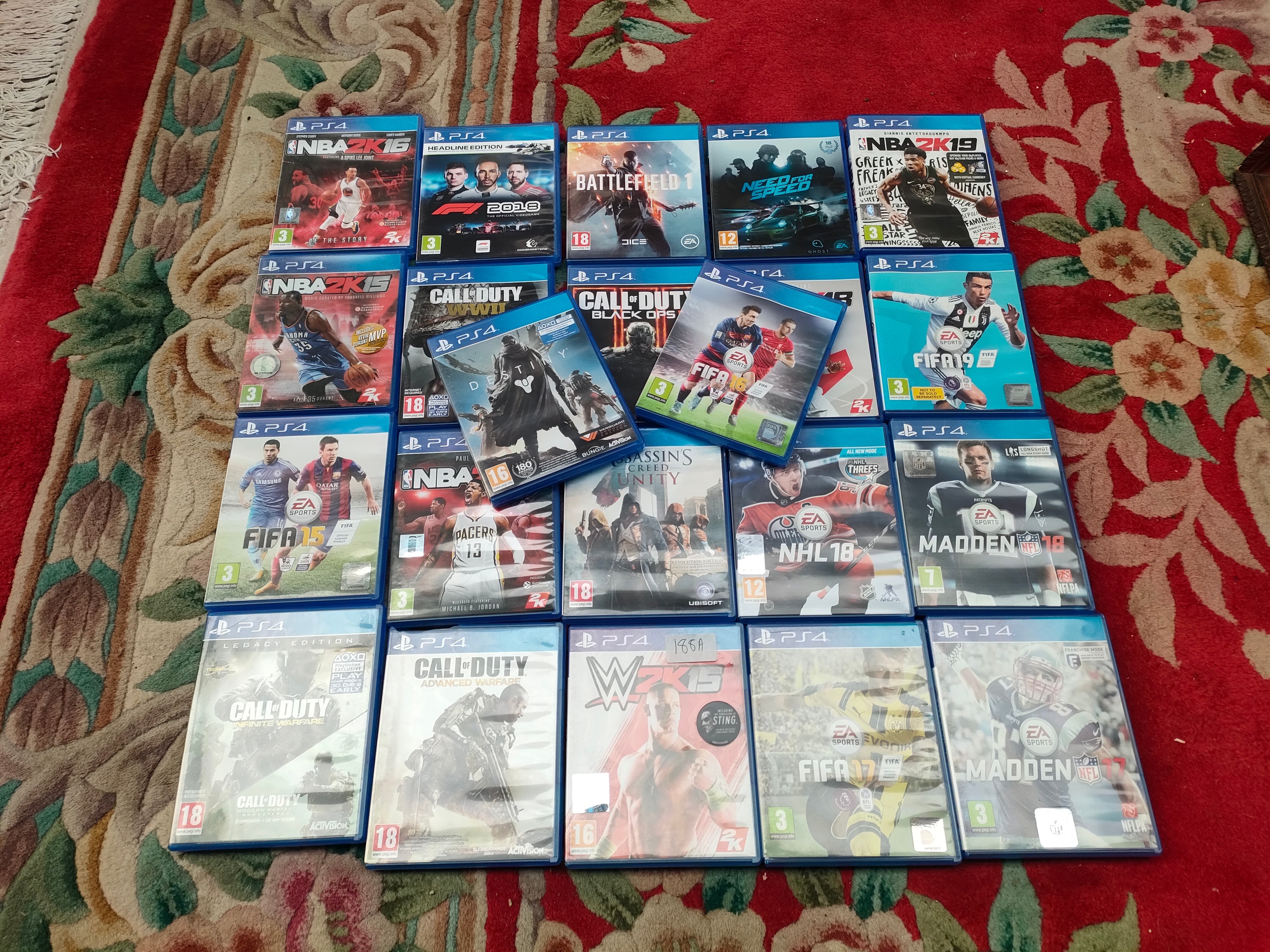 Selection of playstation 4 games