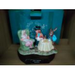 Beswick group figure Alice in wonderland the mad hatter's tea party with box