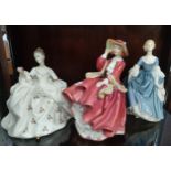 3 Royal Doulton figures includes top on the hill