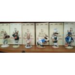 Collection of Royal Doulton bunnykins to include knockout bunnykin , touchdown bunnykin etc with