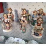 Collection of Hummel figures