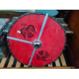 Large Vintage Viking style shield