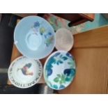 Four various bowls to include Buchan pottery, Emma Bridgewater , italian pottery and di marshall