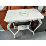 2 tier French style window table