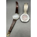 A lot of two Vintage Timex gent's wristwatches both in a working condition.
