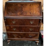 Vintage Three drawer writing bureau