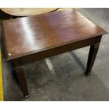 Antique rectangular topped dining table