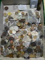 A Large quantity of mixed world coins.