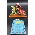 Walt Disney Peter Pan by Royal Doulton figure titled 'The Duel' limited edition 609/3000. Comes with