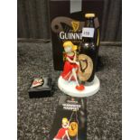 Royal Guinness advertising figure Guinness harpist with box