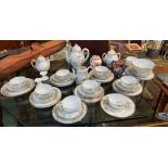 Japanese egg shell porcelain tea set and various odds