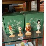 Four Beswick figurines, The Flintstones, Barney, Betty, Bam Bam and Pebbles.